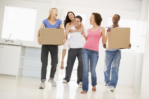 Van service helping with a local move in Forest Hill