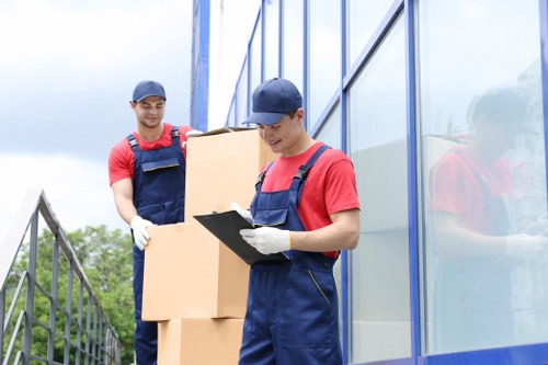 Removal van serving a residential move in Forest Hill