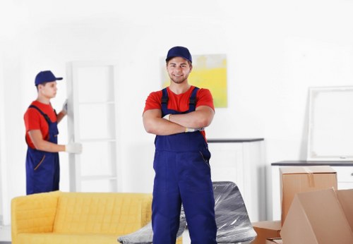 A local moving team handling flat access and stairs in Forest Hill
