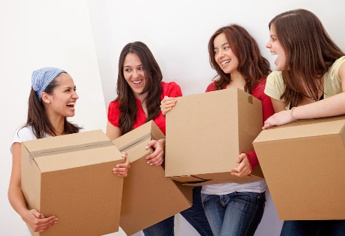 Local moving team handling access and parking in Forest Hill
