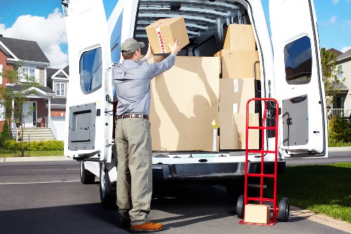 Commercial moving truck service for Forest Hill businesses