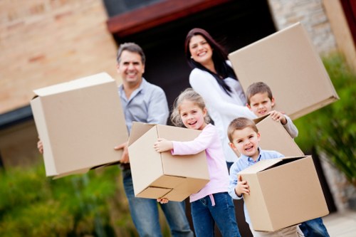 Securing goods inside a van for safe transport
