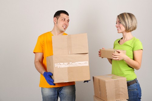 Careful transport of furniture and boxes using a removals van in Forest Hill