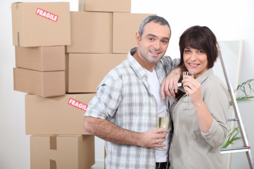 Team handling a commercial relocation in Forest Hill