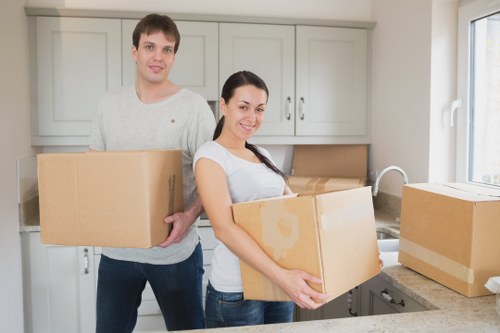 Unpacking service helping set up a new Forest Hill property